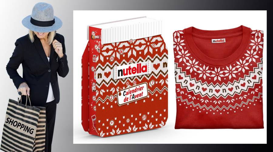 Shopping - Pour Noël, Nutella® dévoile son tout premier Calendrier de l' Avent !